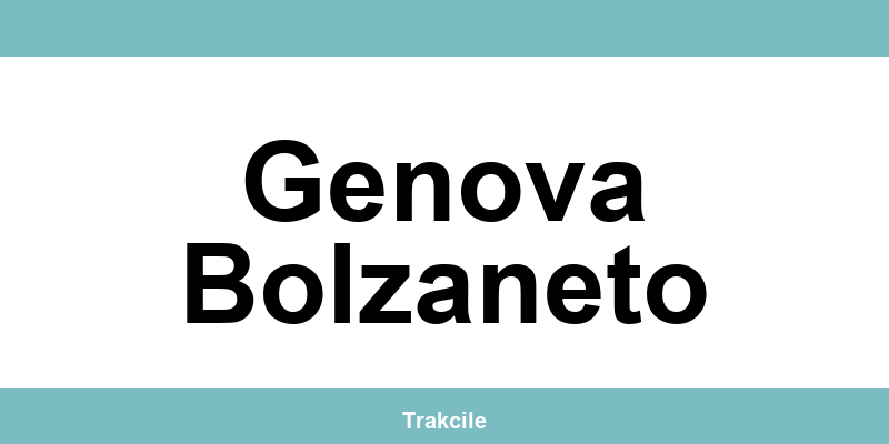 Numero di contatto della sede SDA Express situata a Genova Bolzaneto